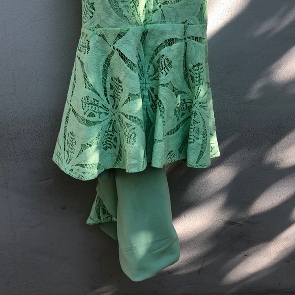 ☀️ NWOT Light Pastel Green High Low Top - Size M - Picture 11 of 12